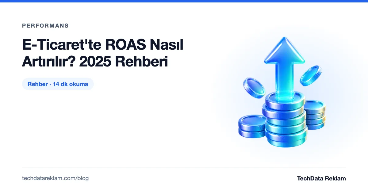 E-Ticaret'te ROAS Nasıl Artırılır? 2025 Rehberi - TechData Reklam Blog