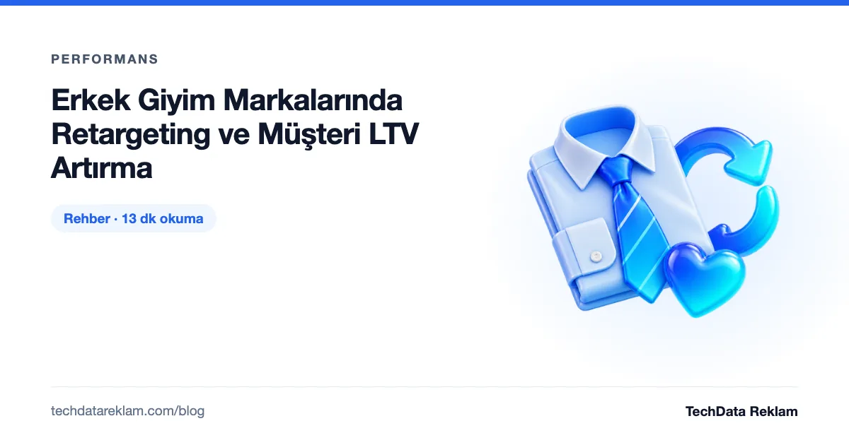 Erkek Giyim Markalarında Retargeting ve Müşteri LTV Artırma - TechData Reklam Blog
