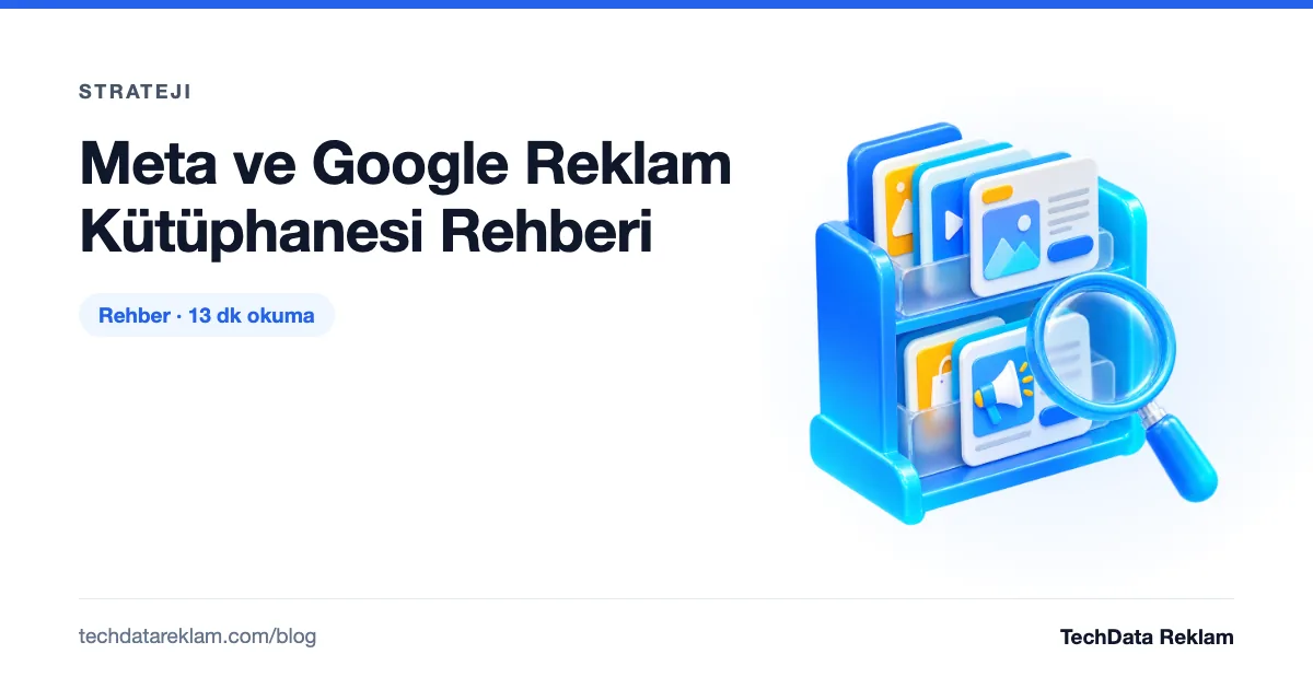 Meta ve Google Reklam Kütüphanesi Rehberi - TechData Reklam Blog