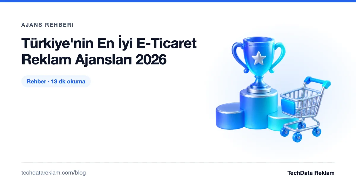 Türkiye'nin En İyi E-Ticaret Reklam Ajansları 2026 - TechData Reklam Blog