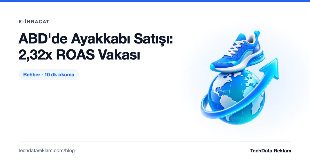ABD'de Ayakkabı Satışı: 2,32x ROAS Vakası - TechData Reklam Blog