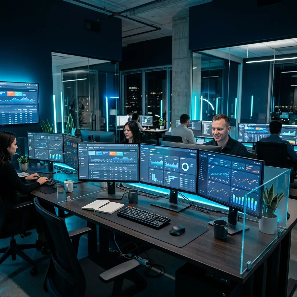 Dijital reklam ajansı ofisi - TechData performans pazarlama ekibi